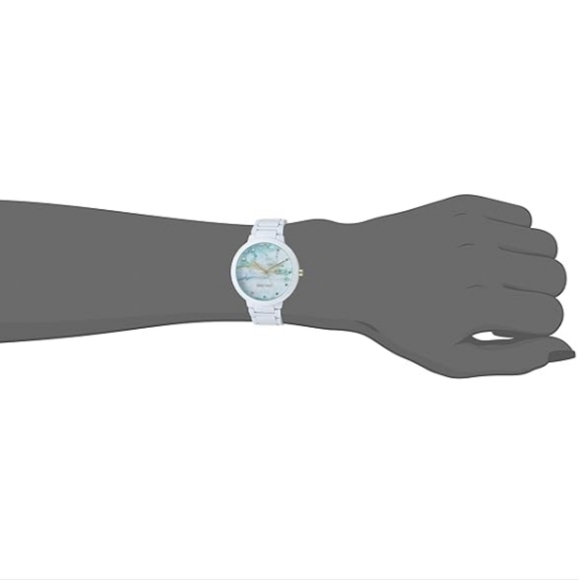 Women\'s Rubberized Bracelet Watch White main image 2